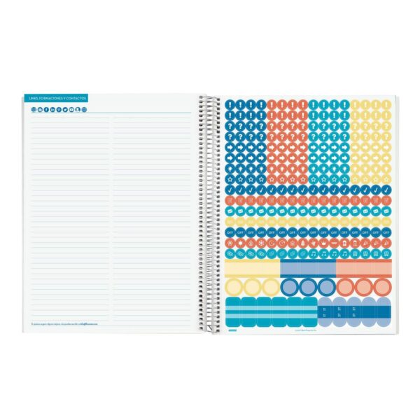 Daily planner Finocam Μπλε (23 x 31 cm) - S8407504