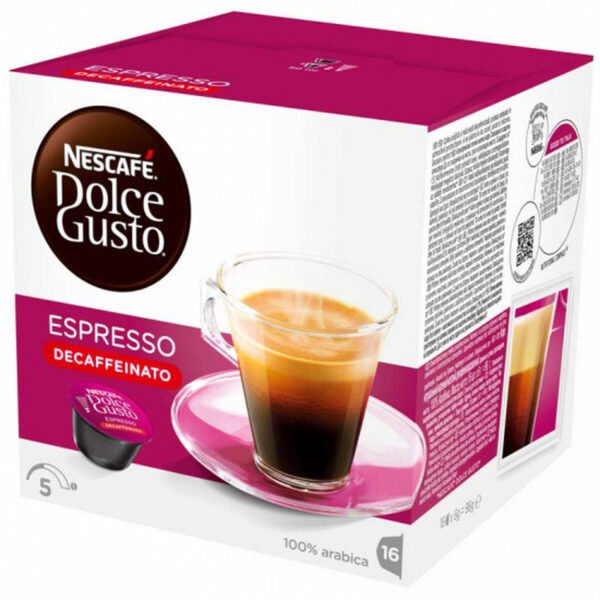 Κάψουλες για καφέ Dolce Gusto ESPRESO DECAF (16 Μονάδες) - S0451734