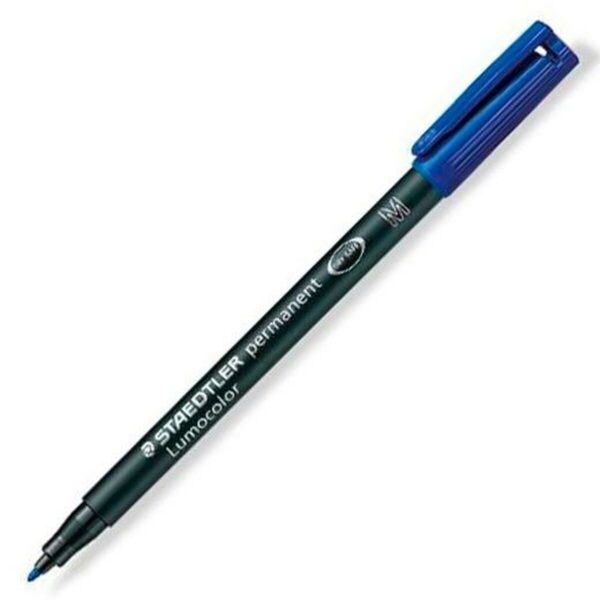 Μόνιμος δείκτης Staedtler Lumocolor 317-3 M Μπλε (x10) - S8422863