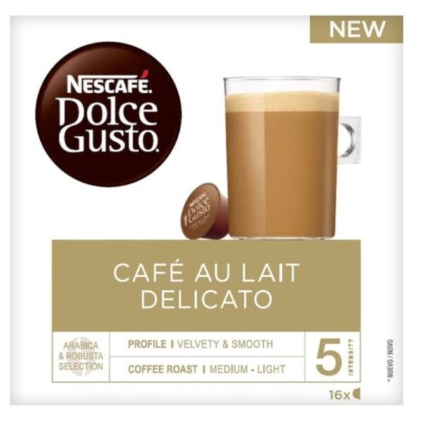 Κάψουλες για καφέ Nescafé Dolce Gusto Au Lait Delicato (16 uds) - S0426628