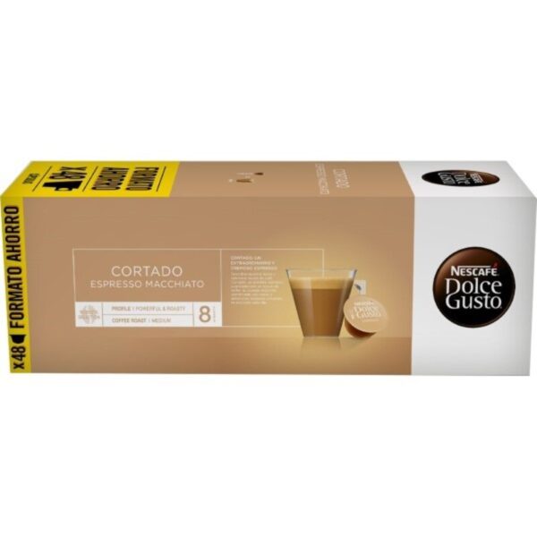 Κάψουλες Καφέ με Θήκη Nescafé Dolce Gusto Espresso Macchiato (48 uds) - S0427386