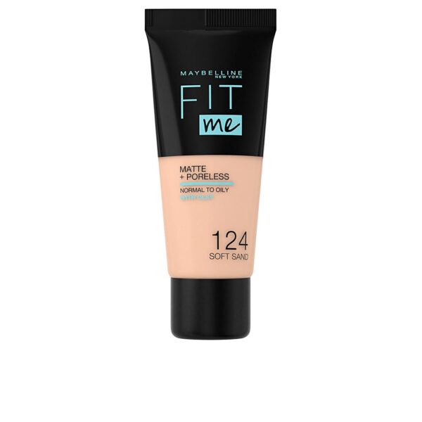 MAYBELLINE FIT ME MATTE+PORELESS foundation #124-soft sand - NVA1429539