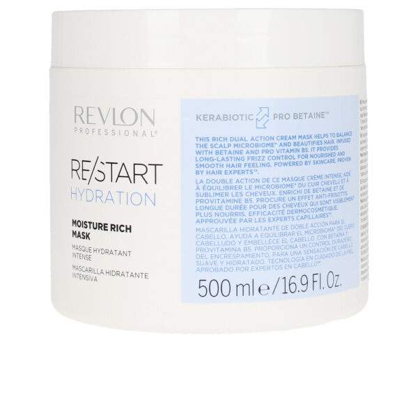 REVLON RE-START hydratation rich mask 500 ml - NVA5114576