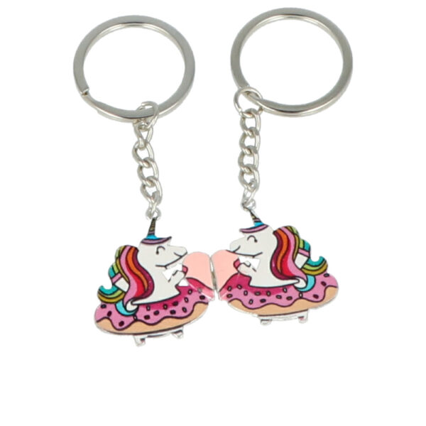 INCA LLAVEROS UNICORNIO CON IMÁN BFF set 2 pz - NVA2612392