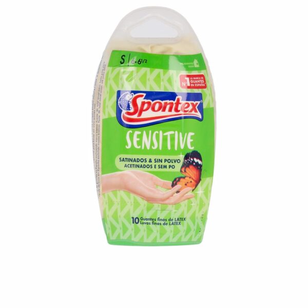 Spontex Γάντια Καθαριότητας Latex Sensitive Μέγεθος S Latex - NVA9941169