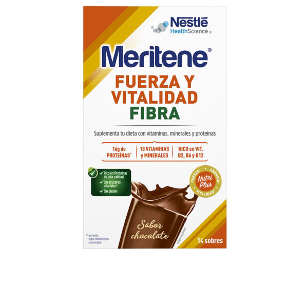 MERITENE STRENGTH AND VITALITY FIBER sachets #chocolate 14 x 35 gr - NVA3254076