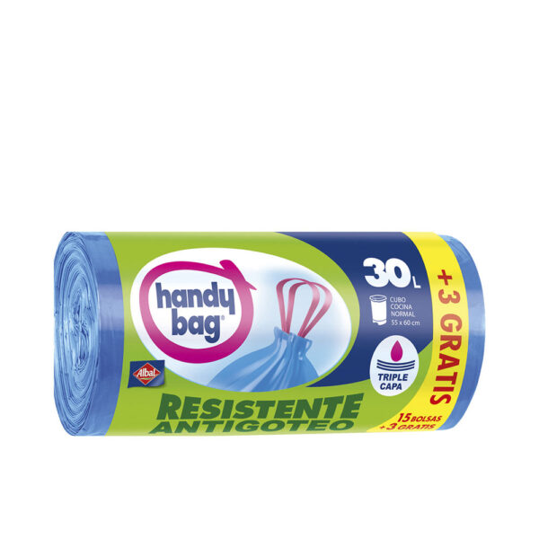 ALBAL HANDY BAG ANTIBACTERIAS garbage bag 30 liters 18 u - NVA8204780