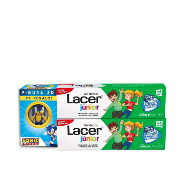 LACER JUNIOR duo mint dental gel + gift 2 x 75 ml 2 u - NVA0061430