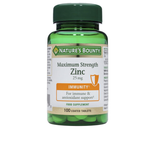 NATURE'S BOUNTY ZINC 25 mg 100 coated tablets - NVA0591166