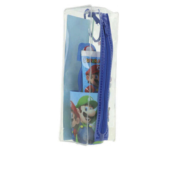 CARTOON SUPER MARIO DENTAL CARE LOT 4 pcs Toothpaste 75 ml + Toothbrush + Glass + Toiletry Bag - NVA8018055