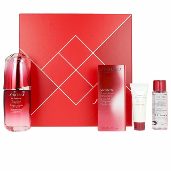 Shiseido Ultimune Set - Power Infusing Concentrate 50 ml + Treatment Softener 30 ml + Cleansing Foam 15 ml + Ultimune Hand Cream 40 ml - LB2840862