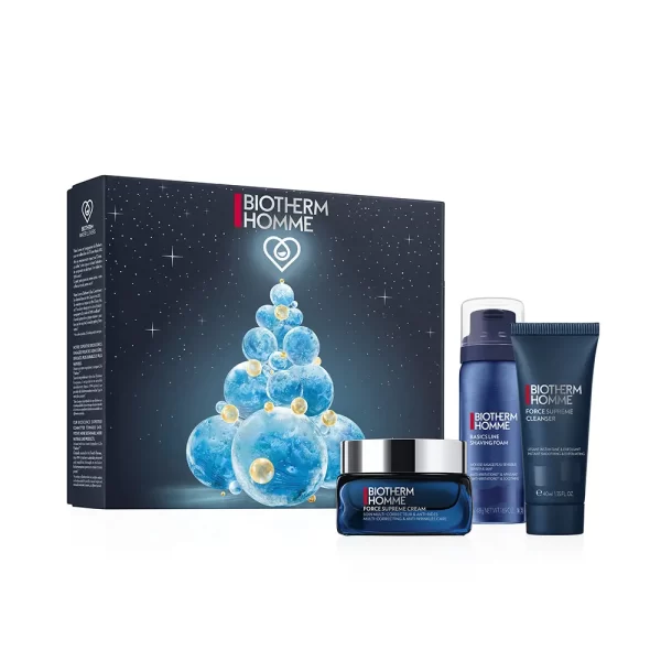 BIOTHERM HOMME FORCE SUPREME CREAM LOT 3 pcs Facial Cream 50 ml + Shaving Foam 50 ml + Cleanser 40 ml - NVA4102376