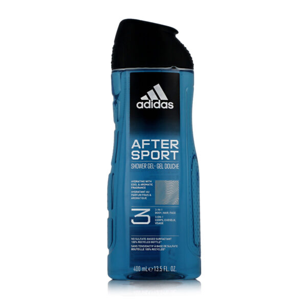 Αφρόλουτρο Adidas After Sport 3-σε-1 400 ml - NVA3458904