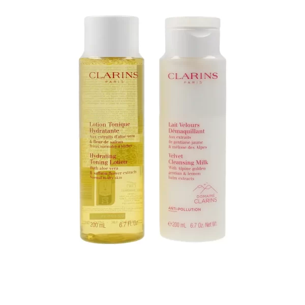 CLARINS MAKE-UP REMOVER MILK LOT 2 pcs Makeup remover milk 200 ml + lotion toner 200 ml - NVA7227653