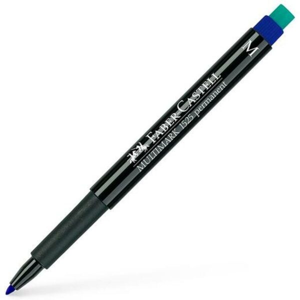 Μόνιμος δείκτης Faber-Castell Multimark 1523 M Μπλε (x10) - S8421696