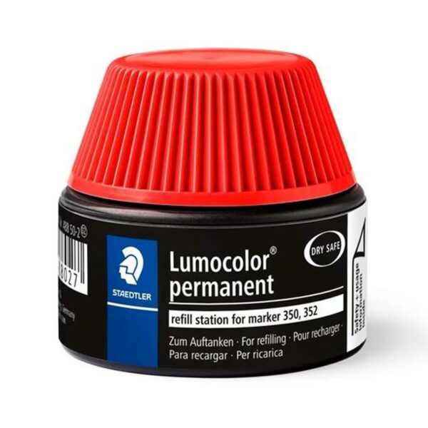 Επαναπληρώστε μελάνι Staedtler LUMOCOLOR 350/352 Μόνιμη Μαύρο 30 ml - S8430957