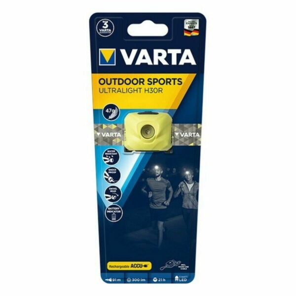 Προβολέας με LED για το Κεφάλι Varta 18631101401 Κίτρινο 3 W IPX4 300 Lm - S0429424