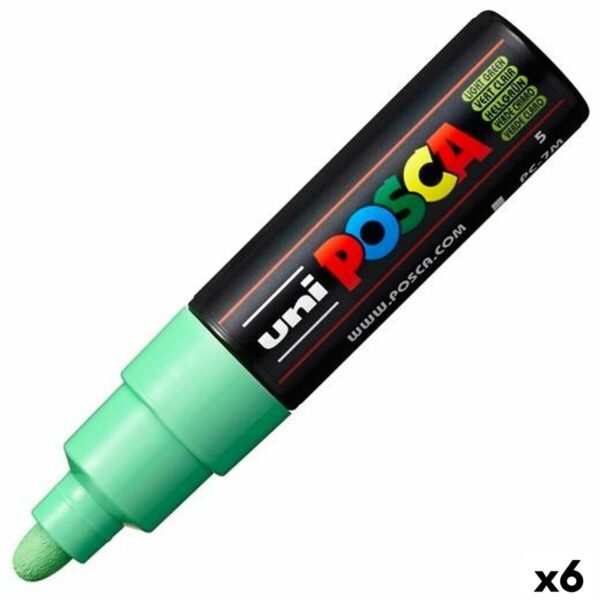 Μαρκαδόροι POSCA PC-7M x6 Ανοιχτό Πράσινο - S8422568