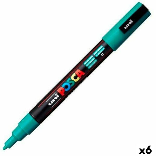 Μαρκαδόρος POSCA PC-3M Σμαραγδένιο Πράσινο (x6) - S8422596