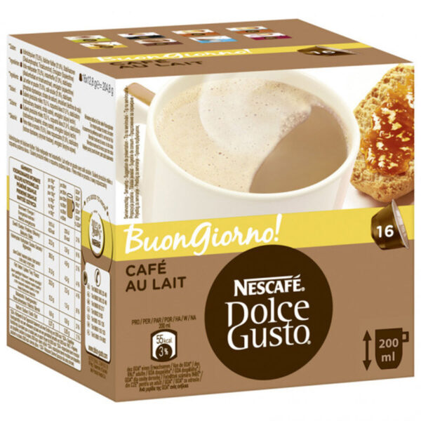 Κάψουλες για καφέ Nescafé Dolce Gusto 65835 Au Lait (16 uds) - S0451735