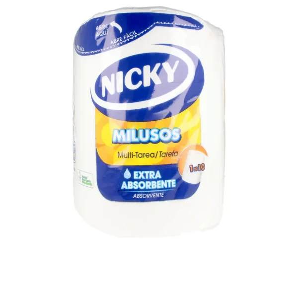 NICKY MULTIUSOS papel extra absorbente 1 = 10 rollos - NVA0287814