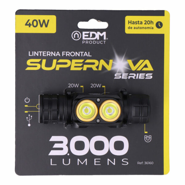 Προβολέας με LED για το Κεφάλι EDM Supernova 40 W 3000 lm - S7922475