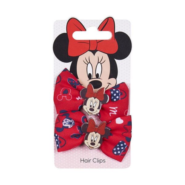 Disney Minnie Mouse Koκκινο Κλιπ Μαλλιών 4τεμ. - NVA4164084