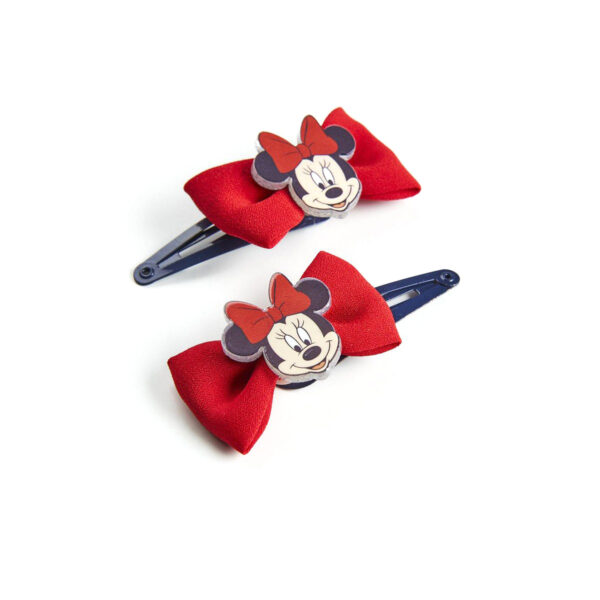 Hair Clips Minnie Mouse Κόκκινο Γραβάτα x2 - NVA4164107