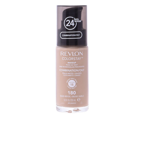 REVLON MASS MARKET COLORSTAY foundation combination/oily skin #180-sand beige - GETNVA4700030-1