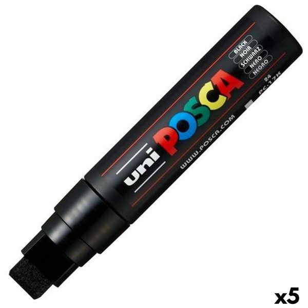 Μαρκαδόροι POSCA PC-17K Μαύρο 5 Μονάδες - S8422702