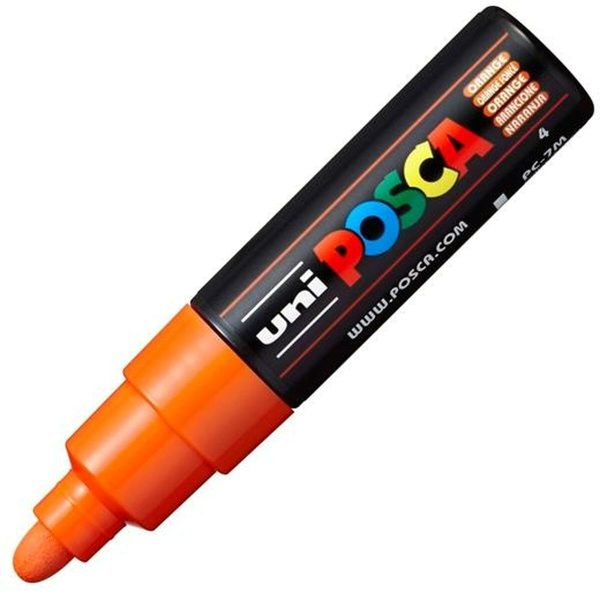 Μαρκαδόροι POSCA PC-7M Πορτοκαλί x6 - S8422567