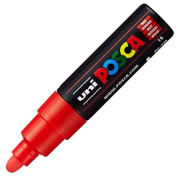 Μαρκαδόροι POSCA PC-7M Κόκκινο x6 - S8422574