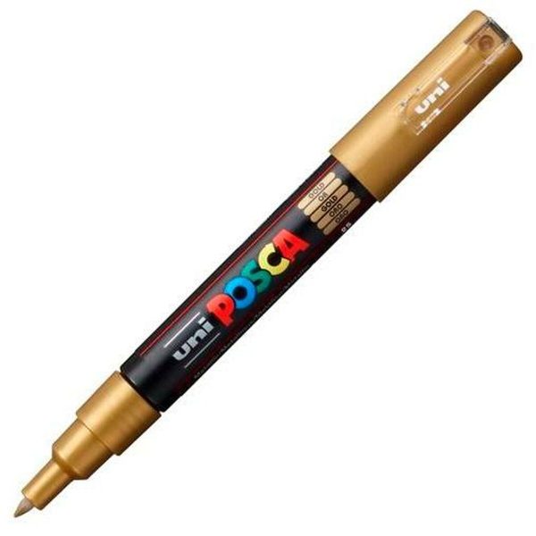 Μαρκαδόροι POSCA PC-1M Χρυσό (x6) - S8422657