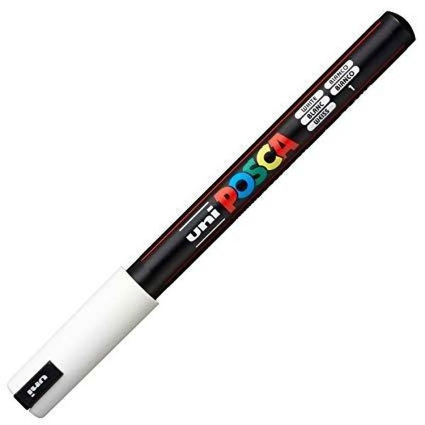 Μαρκαδόροι POSCA PC-1MR Λευκό x6 - S8422668