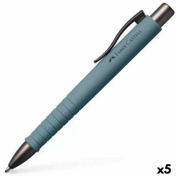 Μολύβι Faber-Castell Poly Ball XB Γκρι 5 Μονάδες - S8428299