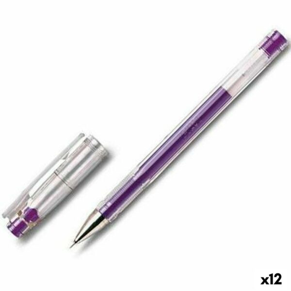 Στυλό με τζελ Pilot G-Tec C4 0,2 mm Βιολετί Βελόνα (12 Μονάδες) - S8431044