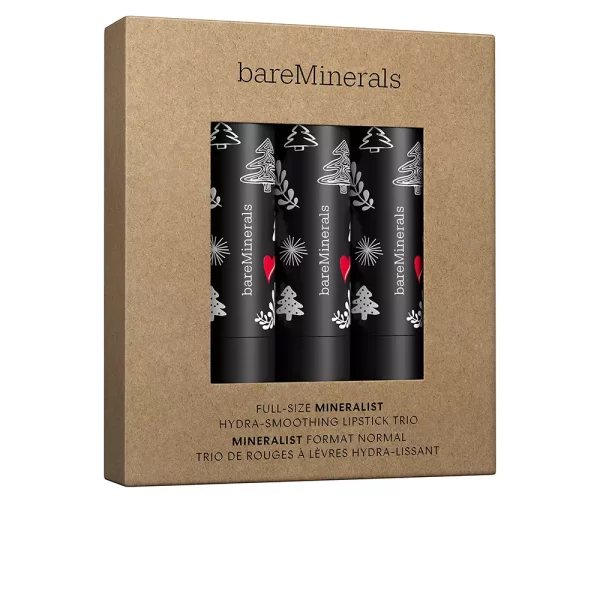 BARE MINERALS MINERALIST LIPSTICK set 3 pcs MINERALIST Hydra-Smoothing Lipsticks 3 x 3.6 g (Memory, Purpose, Harmony) - NVA8002824