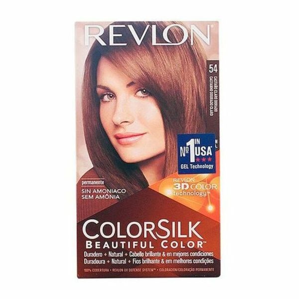 REVLON MASS MARKET COLORSILK tinte #54-χρυσαφένιο ανοιχτό καφέ - NVA8695547