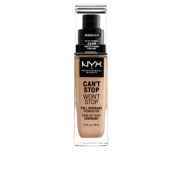 NYX PROFESSIONAL MAKE UP CAN'T STOP WON'T STOP full coverage foundation #medium olive - NVA7157265