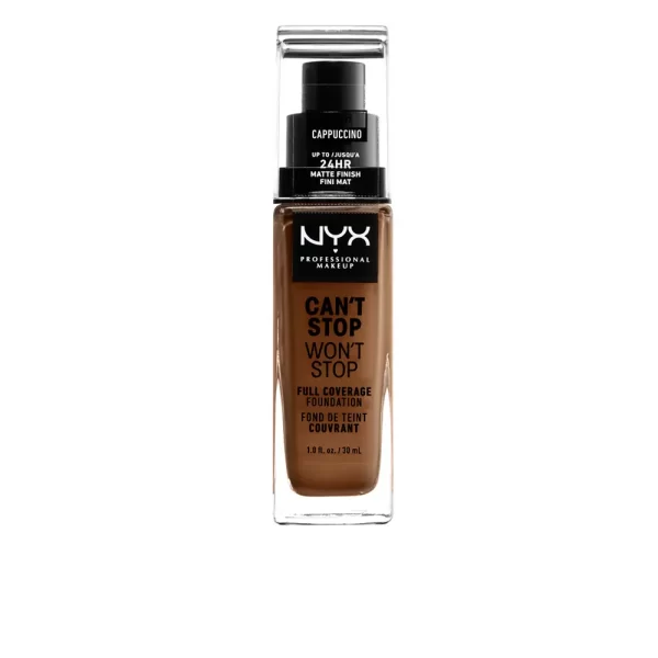 NYX PROFESSIONAL MAKE UP CAN'T STOP WON'T STOP full coverage foundation #cappucciono - NVA7157357