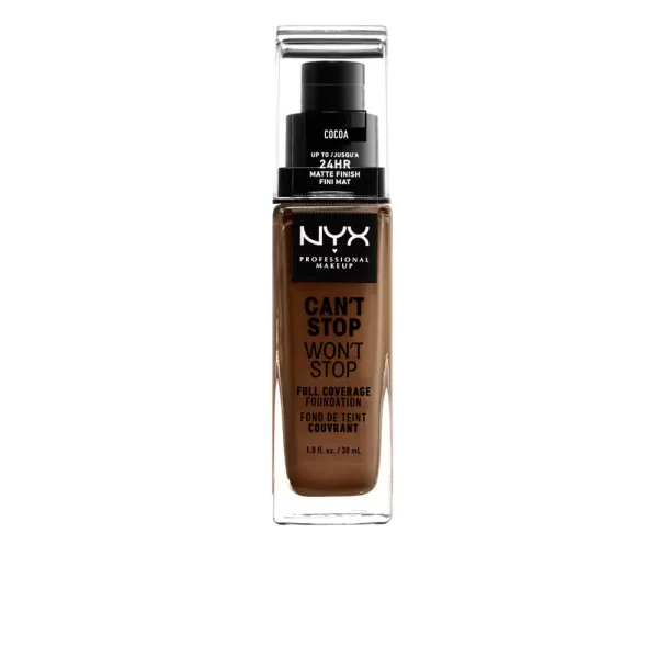 NYX PROFESSIONAL MAKE UP CAN'T STOP WON'T STOP full coverage foundation #cocoa 30 ml - NVA7157395