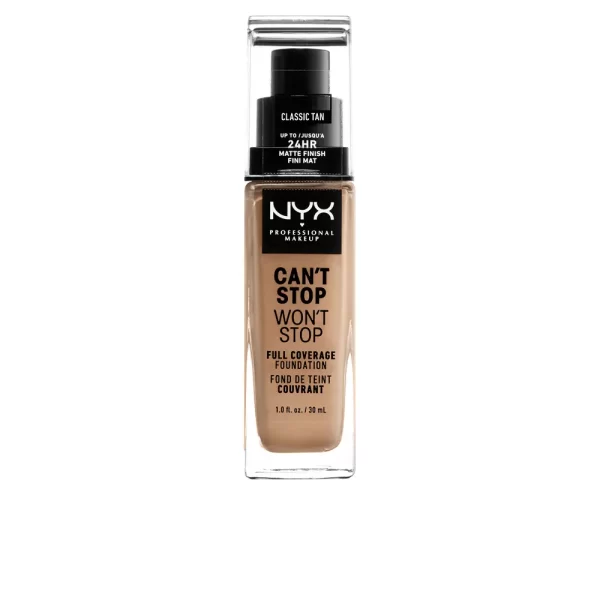 NYX PROFESSIONAL MAKE UP CAN'T STOP WON'T STOP full coverage foundation #classic tan - NVA7181093