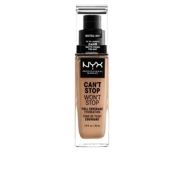 NYX PROFESSIONAL MAKE UP CAN'T STOP WON'T STOP full coverage foundation #neutral buff - NVA7181161