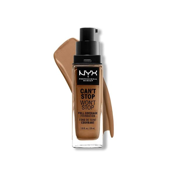 NYX PROFESSIONAL MAKE UP CAN'T STOP WON'T STOP full coverage foundation #warm honey 30 ml - NVA7181222