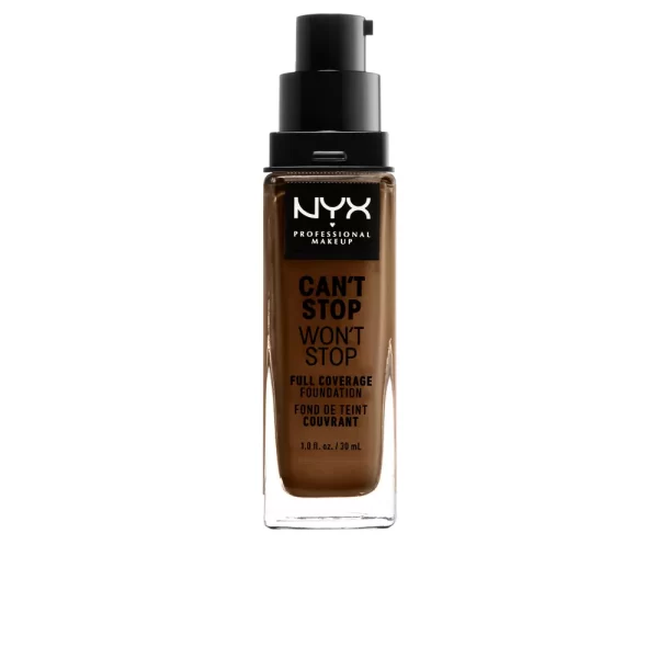 NYX PROFESSIONAL MAKE UP CAN'T STOP WON'T STOP full coverage foundation #walnut 30 ml - NVA7181253