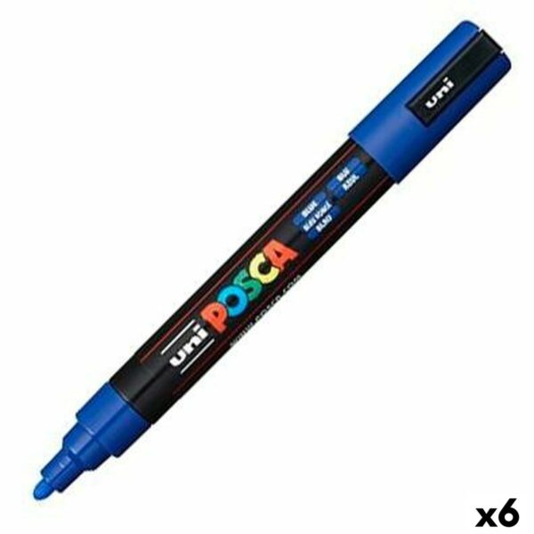 Μαρκαδόροι POSCA PC-5M Μπλε x6 - S8422614