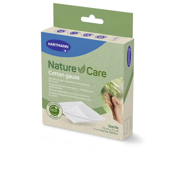 HARTMANN NATURE&CARE cotton gauze 7.5 x 7.5 cm - NVA1000065