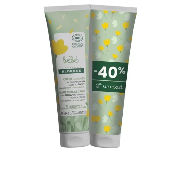 KLORANE BÉBÉ BIO duo diaper cream 2 x 100 ml - NVA9387026