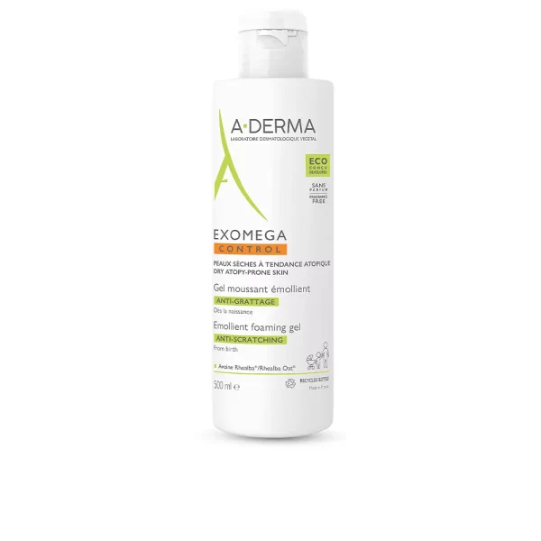 A-DERMA EXOMEGA CONTROL emollient foaming gel 500 ml - NVA9387125