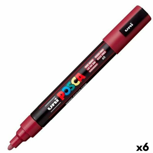 Μαρκαδόροι POSCA PC-5M Μπορντό (x6) - S8422631